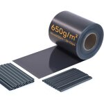 Ulteronixshop - bande brise - vue en pvc pour cl�ture double fil - 650 g / m - 35 m x 19 cm - avec 24 ...