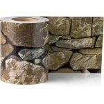 Ulteronixshop - bandes brise - vue en pvc marron aspect pierre - brise - vue - film de cl�ture double ...