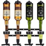Ulteronixshop - bar butler doseur alcool meuble optique distributeur verseur murale 4 bouteille support ...