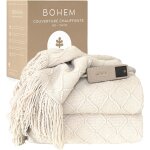 Ulteronixshop - bohem couverture chauffante electrique 180x130 cm ¿ 9 niveaux de chaleur, minuterie ...