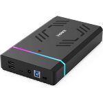Ulteronixshop - bo�tier disque dur rgb 3, 5 pouces, bo�tier externe usb 3. 0 pour sata hdd et ssd 2, ...