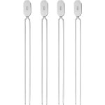 Ulteronixshop - brochettes, ustensile pour pr�parer chachlik et l�gumes, set de 4 doubles brochettes, ...