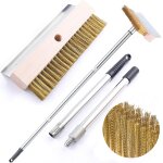 Ulteronixshop - brosse de four � pizza avec grattoir ¿ poign�e en bois robuste de 78, 7 cm de long et ...