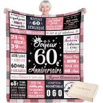 Ulteronixshop - cadeau femme 60 ans anniversaire, id�e cadeaux 60ans femme, cadeau homme 60 ans, couverture ...
