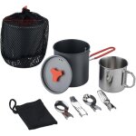 Ulteronixshop - casserole de camping portable et l�g�re avec couvercle, livr�e avec une tasse de 500 ...