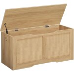 Ulteronixshop - coffre � jouets, banc de rangement d�coratif en rotin artificiel, coffre de rangement ...