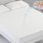Ulteronixshop - coriwell protege matelas 160x200 impermeable - housse matelas 160 x 200 + 30 grand bonnet ...