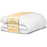 Ulteronixshop - couette l�g�re et� 240x260 cm - 150 g / m, ultra respirante, anti - acarien, lavable ...