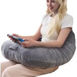 Ulteronixshop - coussin de bureau pour lecture, jeux et crochet, coussin de soutien �tendu en forme de ...