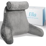 Ulteronixshop - coussin de lecture avec rouleau de cou - oreiller de lecture avec accoudoirs, soutien ...