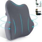 Ulteronixshop - coussin lombaire ergonomique, coussin dos en mousse � m�moire, soutien lombaire avec ...