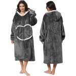 Ulteronixshop - couverture confortable avec manches et capuche, couverture portable, couverture longue ...