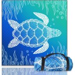 Ulteronixshop - couverture pique nique tapis de plage natte anti sable 200x200 imperm�able nappe picnic ...