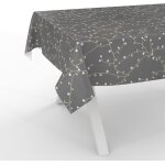 Ulteronixshop - elena - nappe en toile cir�e - lavable, imperm�able - bord coup� - 240 x 140 cm