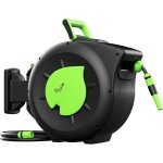 Ulteronixshop - enrouleur de tuyau 30 m + 2 m, bo�tier mural avec enrouleur automatique et pivot � 180, ...