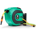 Ulteronixshop - enrouleur de tuyau d'arrosage r�tractable - 12, 5 mm x 15 m - en pvc - pour jardin et ...