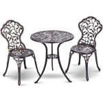 Ulteronixshop - ensemble de meubles de jardin 3 pi�ces avec 2 chaises et table, meubles de balcon en ...