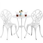 Ulteronixshop - ensemble de table et chaise salon de jardin balcon kit de bistro 2 chaise 1 table en ...