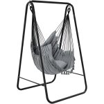 Ulteronixshop - fauteuil suspendu avec structure 85 x 92 x 153 cm, structure en acier robuste, support ...