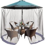 Ulteronixshop - filet moustiquaire pour parasol - 10 x 7. 5ft tente en maille suspendue, 100% polyester, ...