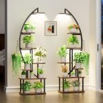 Ulteronixshop - grand support pour plantes d'int�rieur avec lampe de culture, 7 niveaux en m�tal pour ...