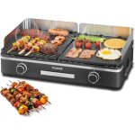 Ulteronixshop - grill electrique � deux zones - r�gulation de temp�rature ind�pendante - grill pour int�rieur ...