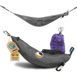 Ulteronixshop - hamac d�ext�rieur pour enfants gris en soie de parachute en nylon 160 x 100 cm, 315 ...