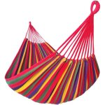 Ulteronixshop - hamac double 2 places / personnes - toile 220x160cm, longueur totale 330cm, charge 250kg ...