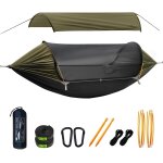 Ulteronixshop - hamac tente avec moustiquaire et pare - soleil amovible, fonction 4 en 1, hamacs exterieur ...