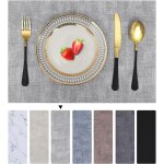 Ulteronixshop - homaxy lot de 6 sets de table lavables, set de table imperm�able, sets de table amovibles ...