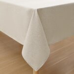 Ulteronixshop - homaxy nappe de table aspect lin nappe rectangulaire 140 x 240 cm nappe exterieur imperm�able ...
