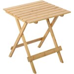 Ulteronixshop - homecall table de camping en bambou pour pique - nique, balcon, terrasse, cuisine, barbecue ...