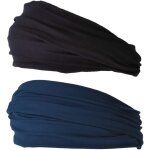 Ulteronixshop - homme elastique bandana bandeau japonais - femme cheveux longs t�te dreads enrouler noir ...