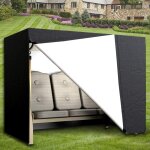 Ulteronixshop - housse de balancelle de jardin 3 places oxford imperm�able b�che de balancelle anti - ...