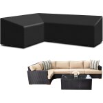 Ulteronixshop - housse de canap� d'angle en forme de l imperm�able en tissu oxford 420d pour ext�rieur, ...