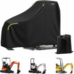Ulteronixshop - housse imperm�able et respirante pour mini pelleteuse, avec fermeture �clair, bande r�fl�chiss ...
