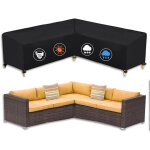 Ulteronixshop - housse de protection pour meubles de jardin, en forme de l, imperm�able, charge lourde, ...