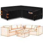 Ulteronixshop - housse de protection pour meubles de jardin, en forme de l, imperm�able et coupe - vent, ...