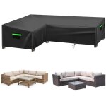 Ulteronixshop - housse de protection pour salon de jardin en forme de l, housse de protection pour salon ...