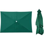 Ulteronixshop - housse de rechange rectangulaire pour parasol d�port�, protection uv avec 6 baleines, ...