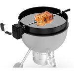 Ulteronixshop - kit de brochettes rotisserie avec moteur dc et adaptateur, set de tournebroche pour weber ...