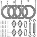 Ulteronixshop - kit de fixation pour auvent en acier inoxydable 304 de 6 mm - kit de mat�riel robuste ...