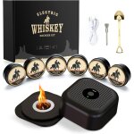 Ulteronixshop - kit de fumoir � cocktail �lectrique avec 6 copeaux de bois, kit de fumoir � whisky rechargeabl ...