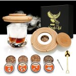 Ulteronixshop - kit de fumoir cocktail, ensemble fumeur cocktail avec 4 copeaux bois, kit de boissons ...