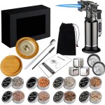 Ulteronixshop - kit fumoir whisky - fumoirs cocktails avec copeaux de bois de fumage naturels 8 saveurs, ...