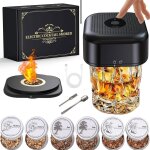 Ulteronixshop - kit de fumoir � whisky �lectrique ¿ cadeaux de whisky pour homme, kit de cocktail �lectrique ...