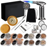 Ulteronixshop - kit fumoir whisky, nostalgia smoker kit pour whisky, boissons, bourbon, steak, poisson ...