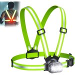 Ulteronixshop - lampe running avec arri�re, 500lm lampe course a pied, 7 + 2 modes lumiere & ajustable ...