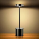 Ulteronixshop - lampe de table sans fil rechargeable usb, 5000mah lumiere bureau led tactile puissante ...