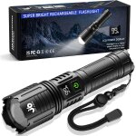 Ulteronixshop - lampe torche led ultra puissante 1000000 lumen, lampe torch rechargeable avec batterie ...